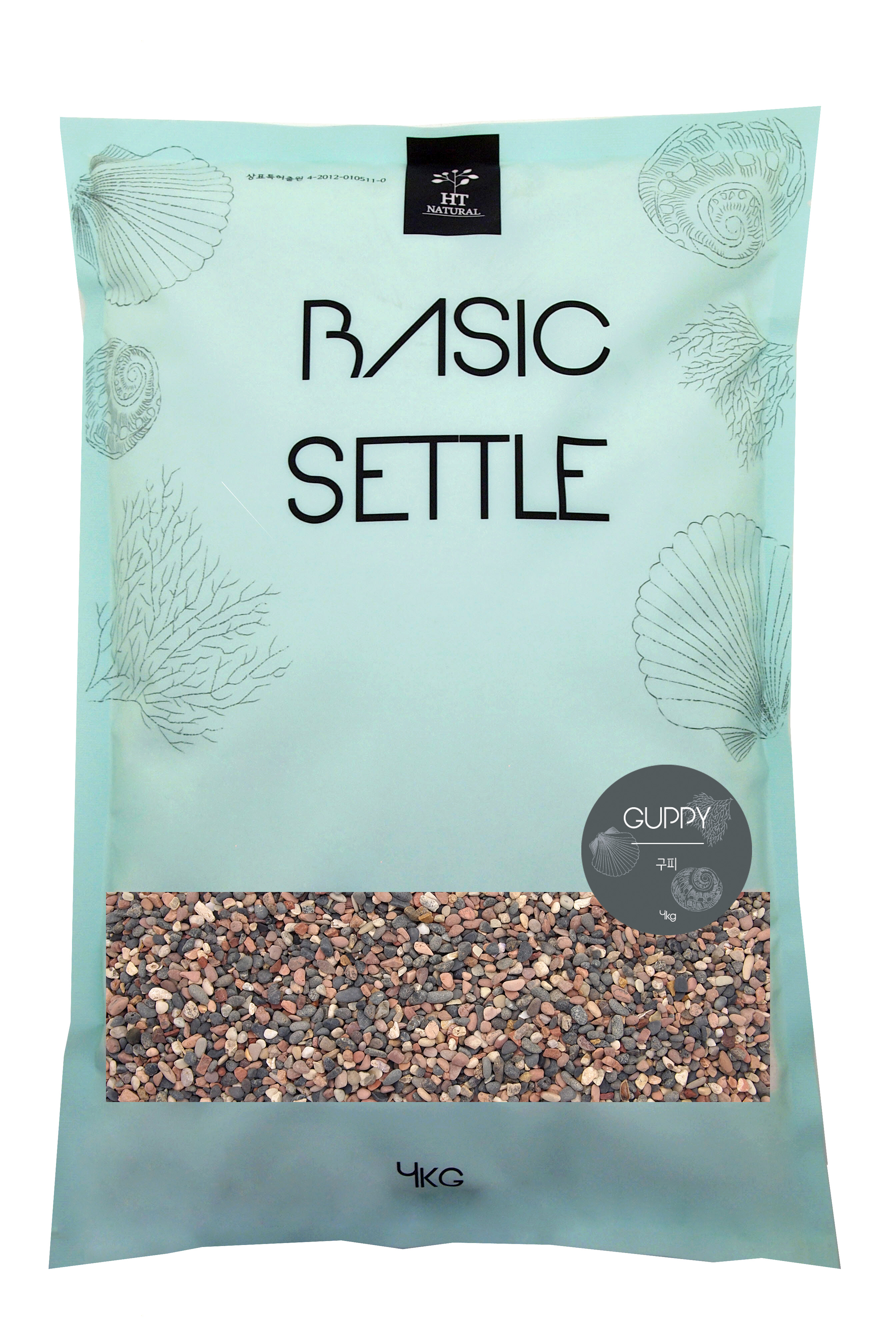 세틀 베이직 구피샌드 바닥재 4kg