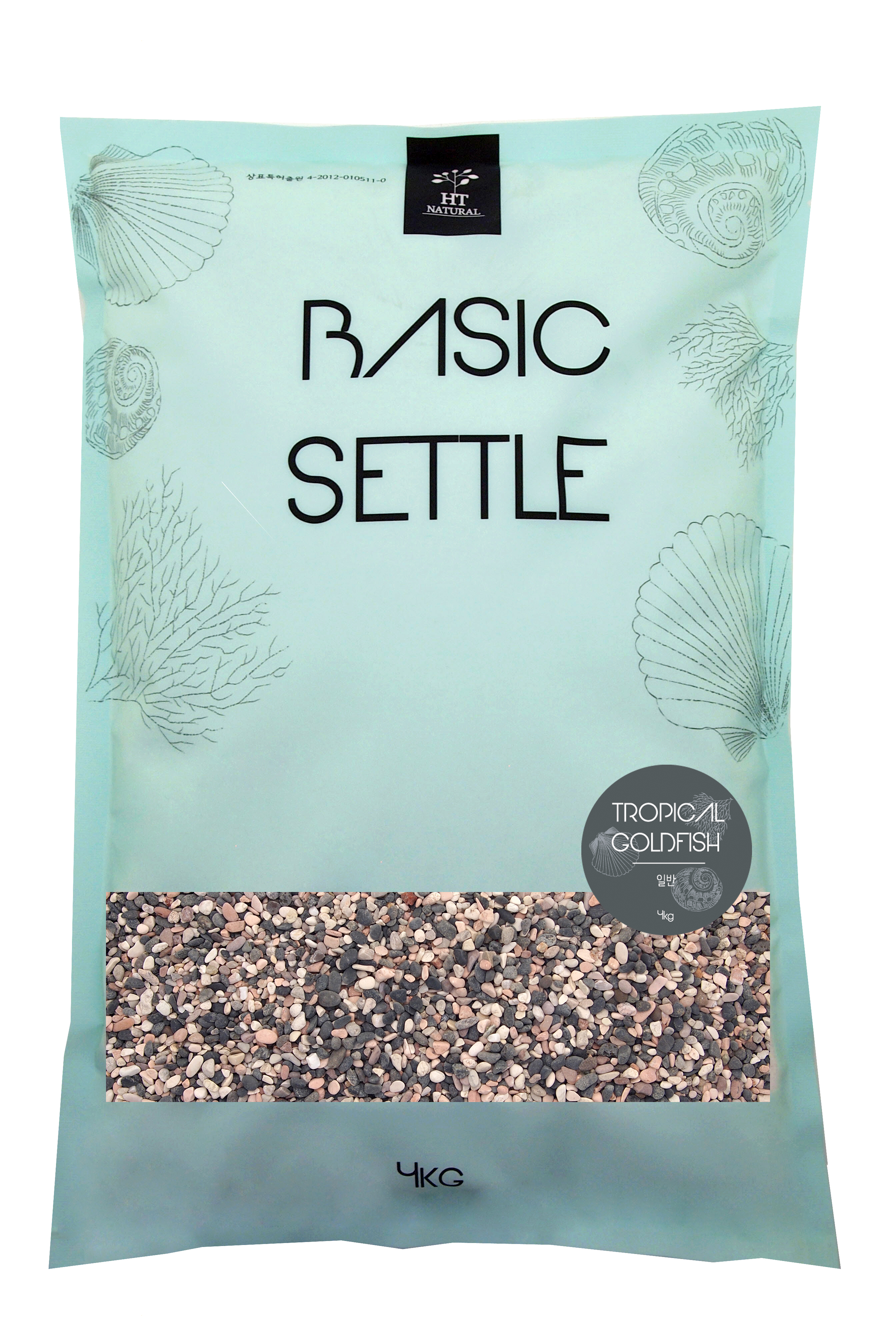 세틀 베이직 일반흑사 바닥재 4kg